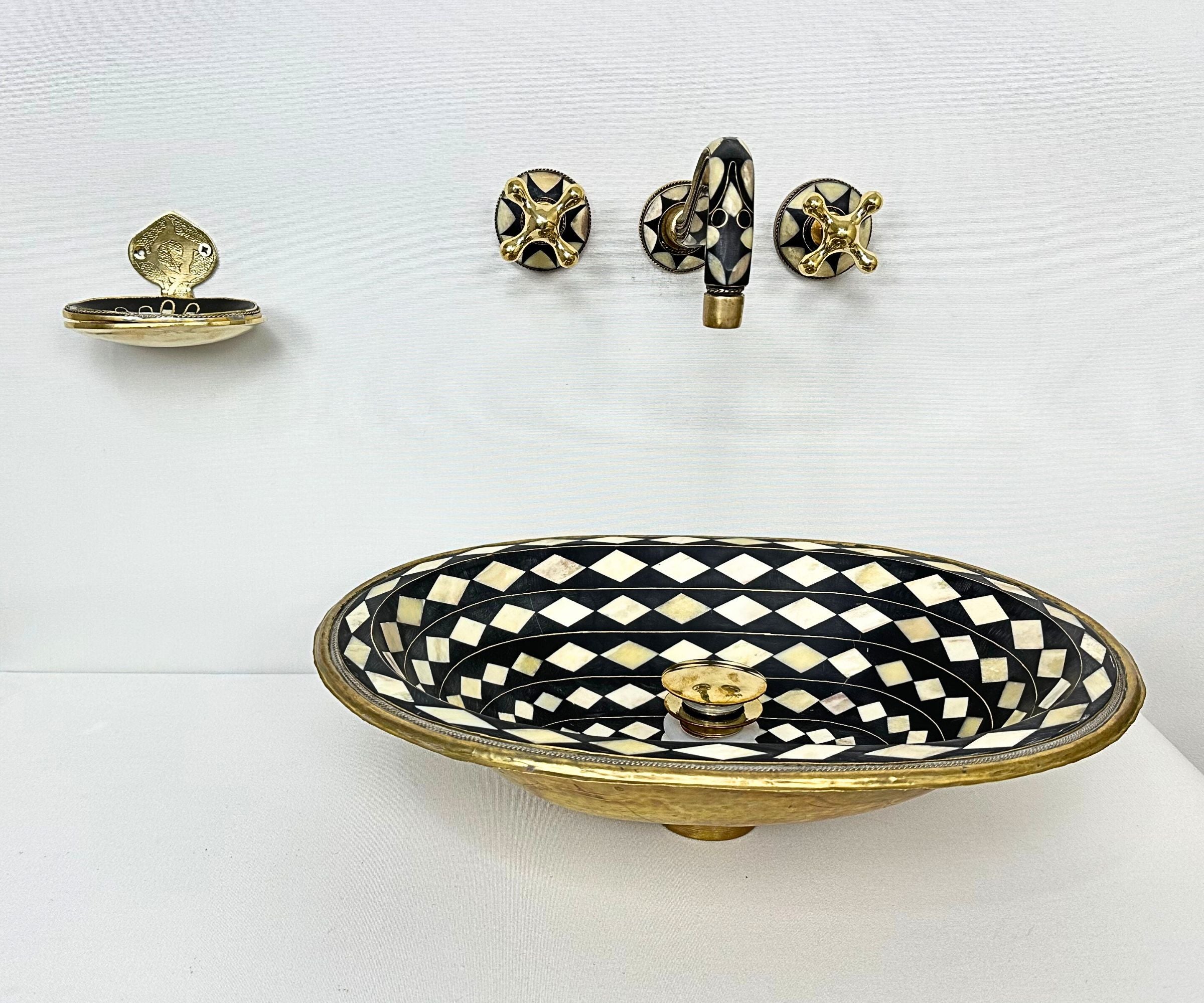 Sickle Shape Faucet with Cross Handles