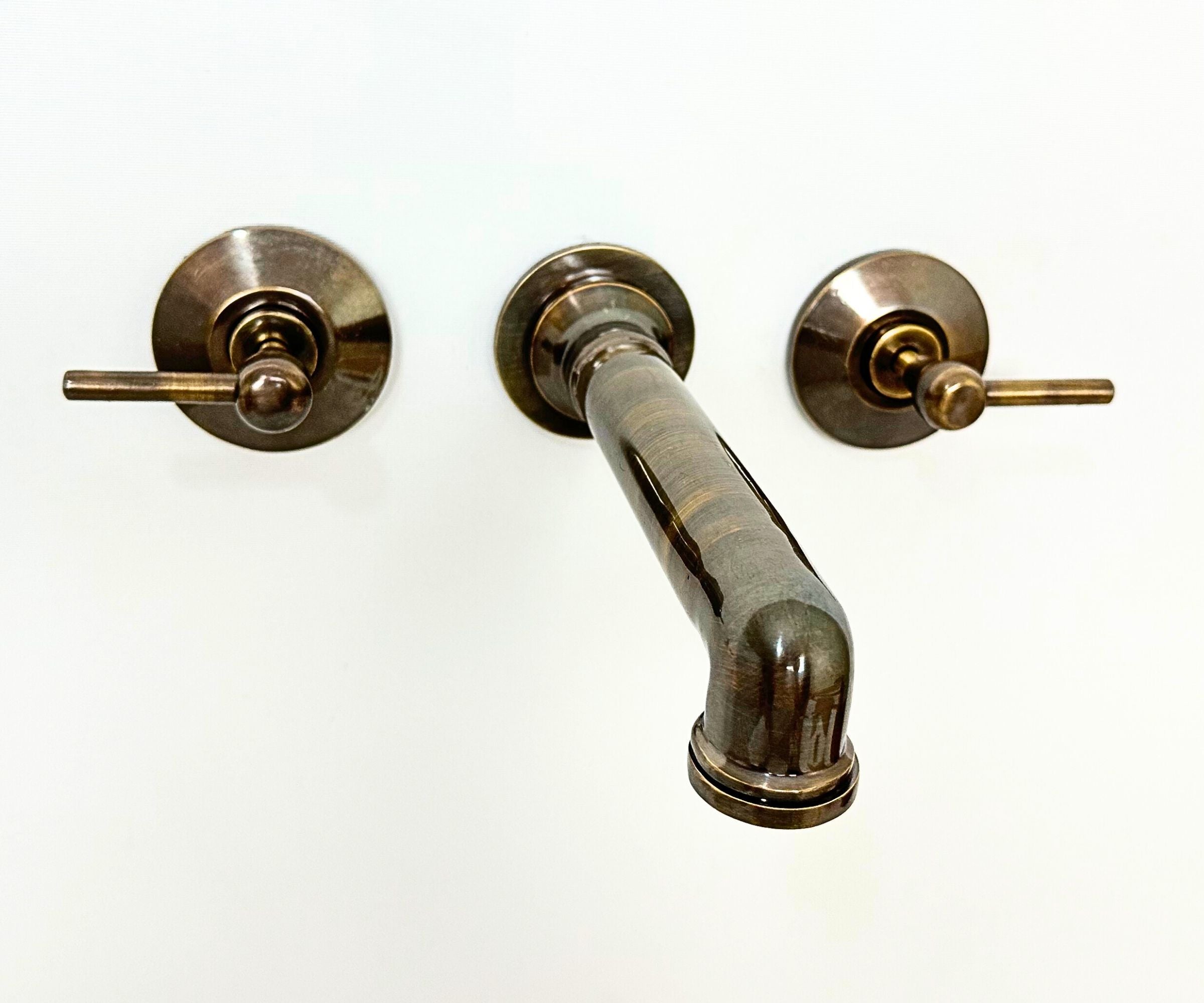 Wall Faucet with Lever Handles
