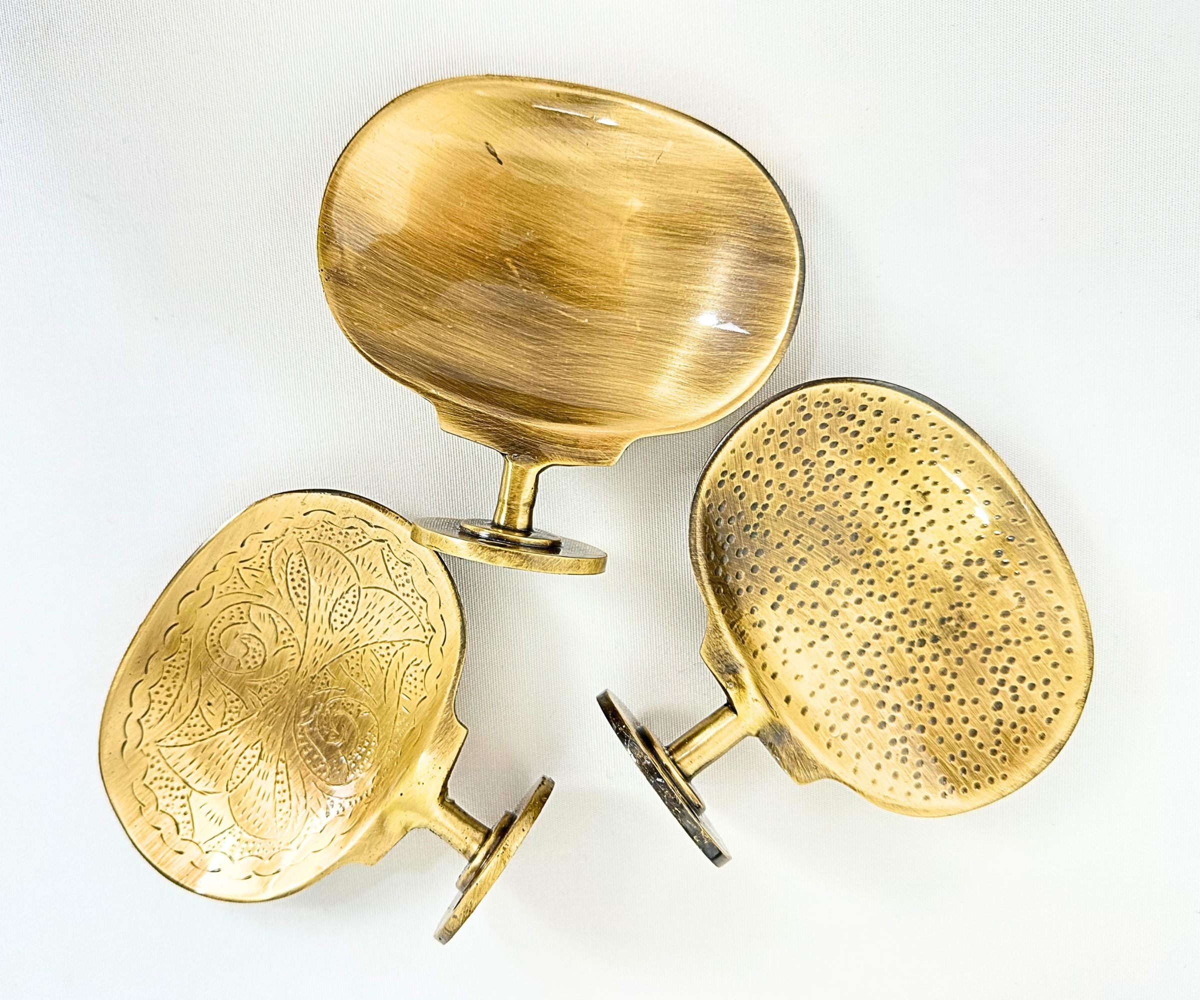 Set of Bronze Soap Dishes
