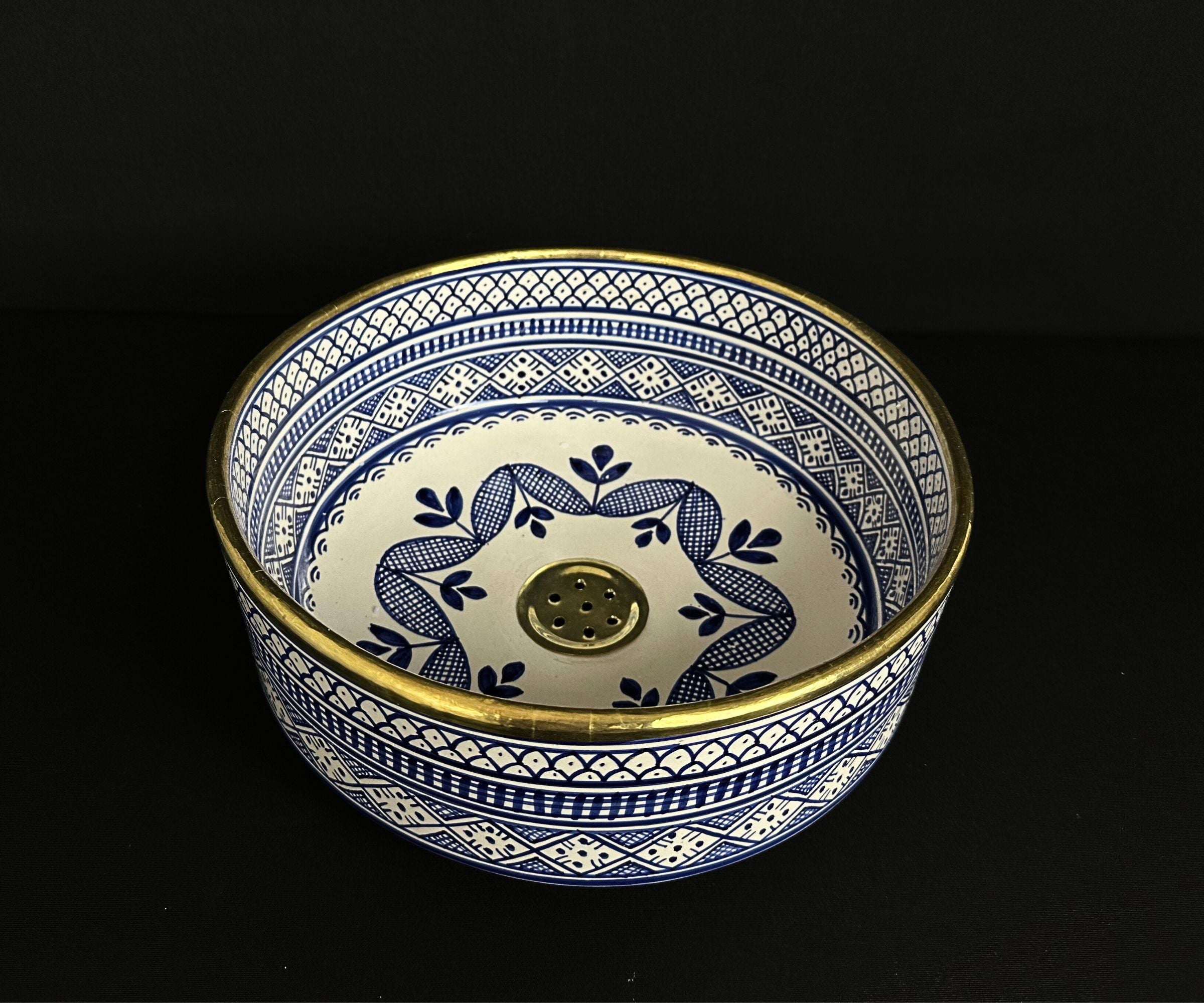 Hand Painted Ceramic Sink