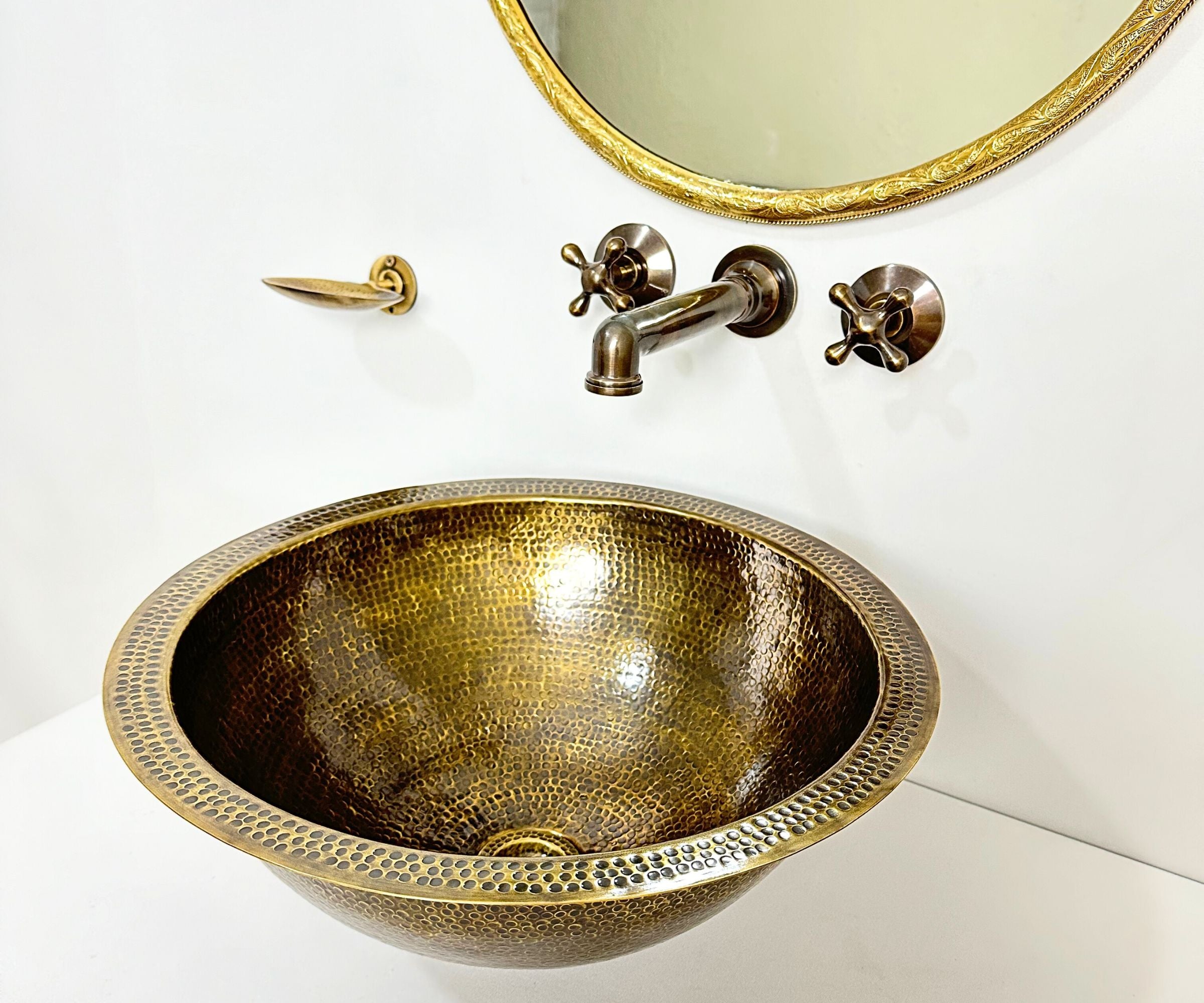 Hammered Bronze Sink