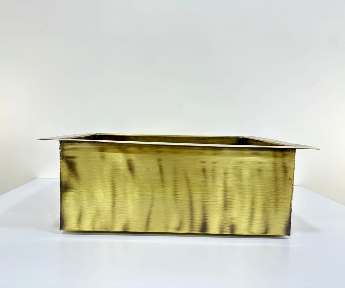 Custom Brass Kitchen Sink with Bronze Finish