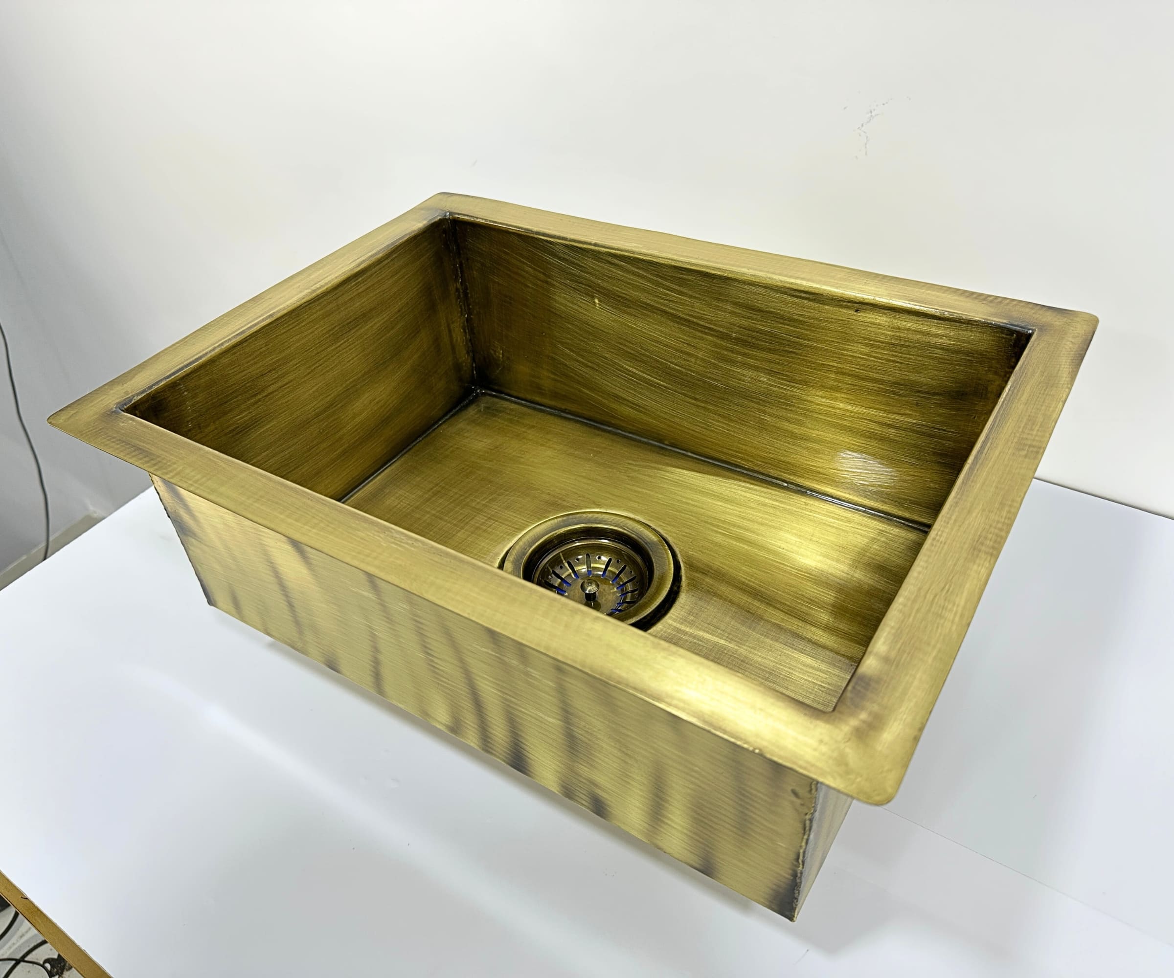 Custom Brass Kitchen Sink with Bronze Finish