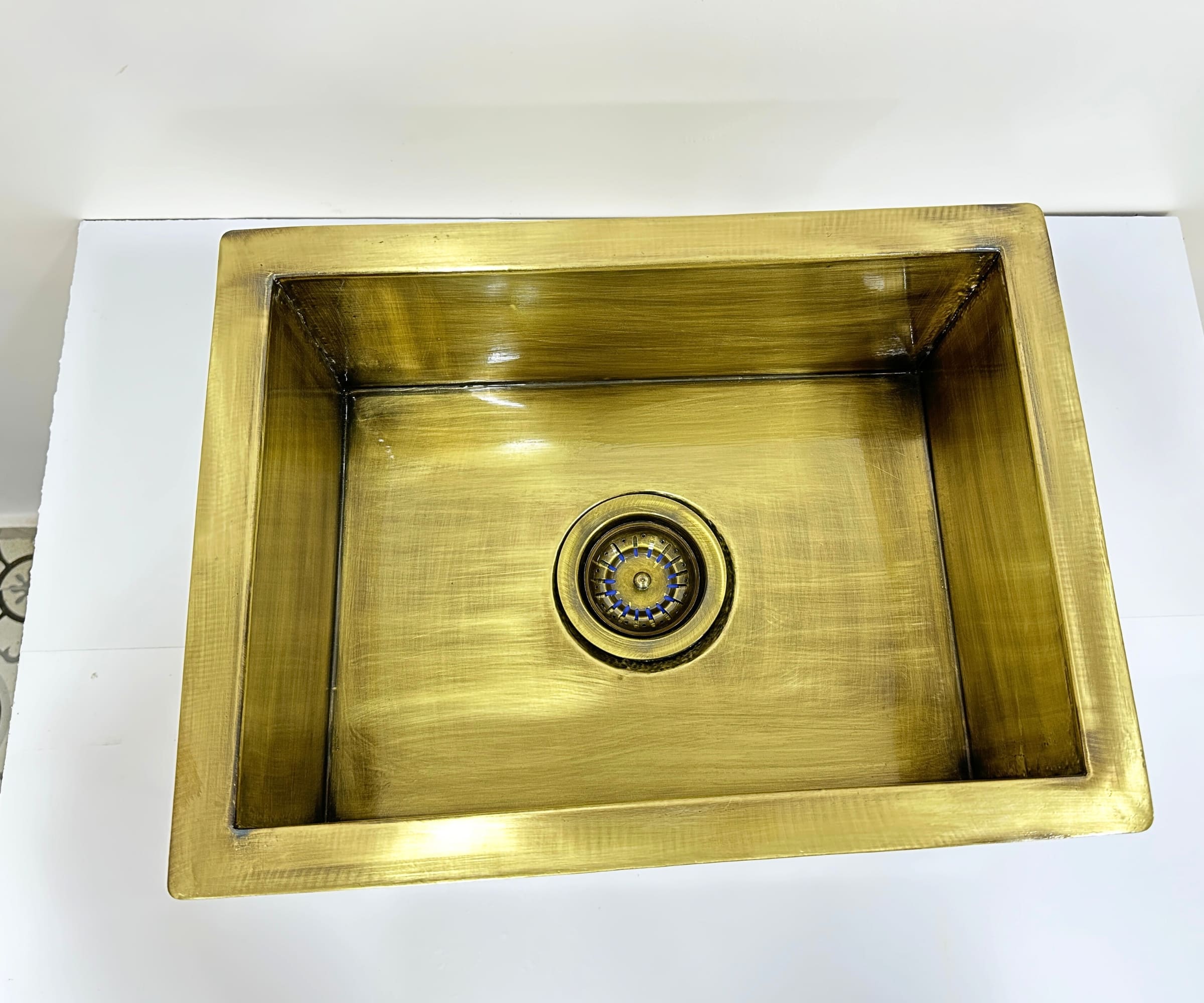 Custom Brass Kitchen Sink with Bronze Finish