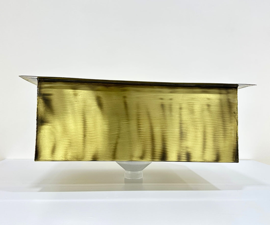 Custom Brass Kitchen Sink with Bronze Finish