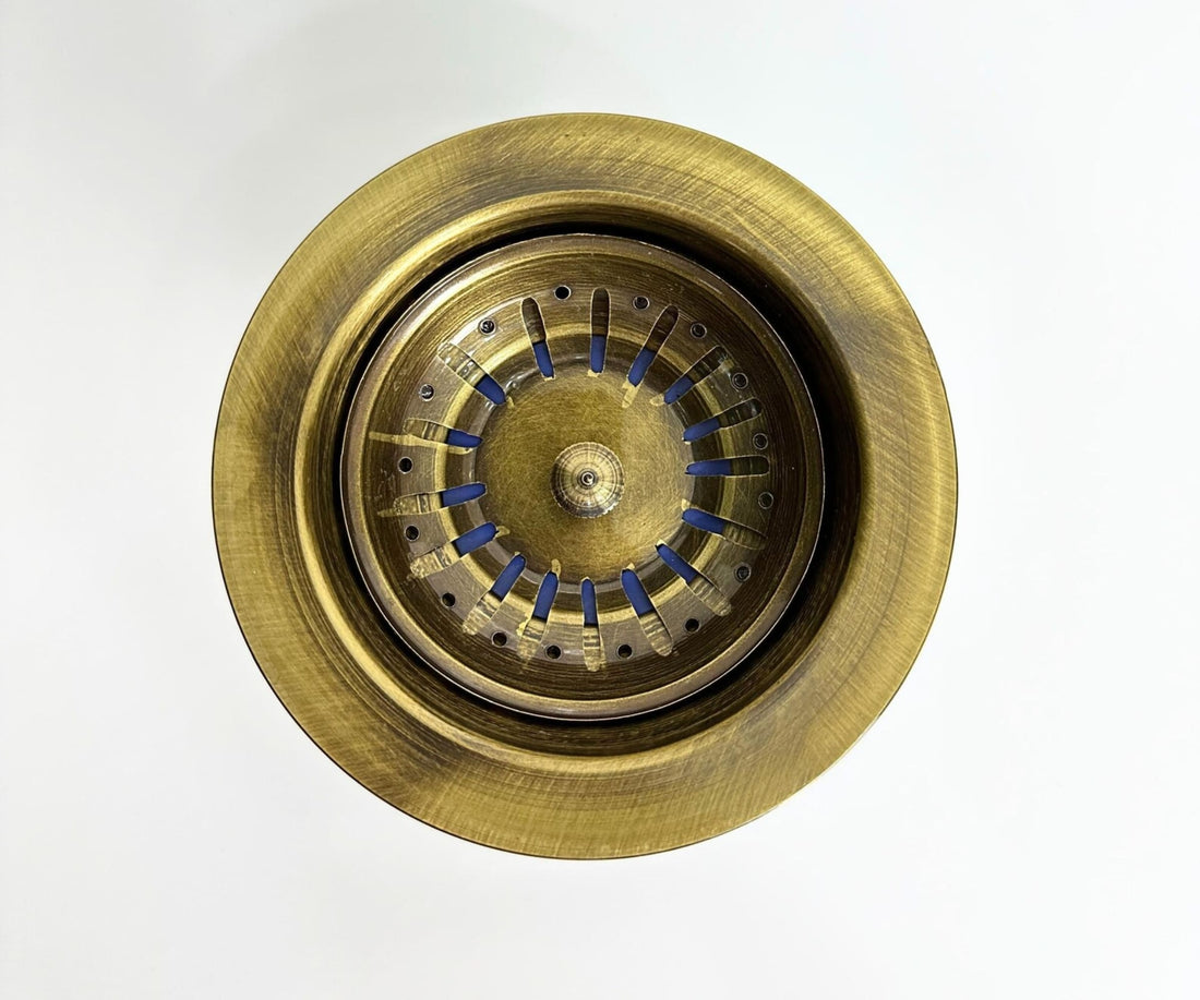 Custom Brass Kitchen Sink with Bronze Finish