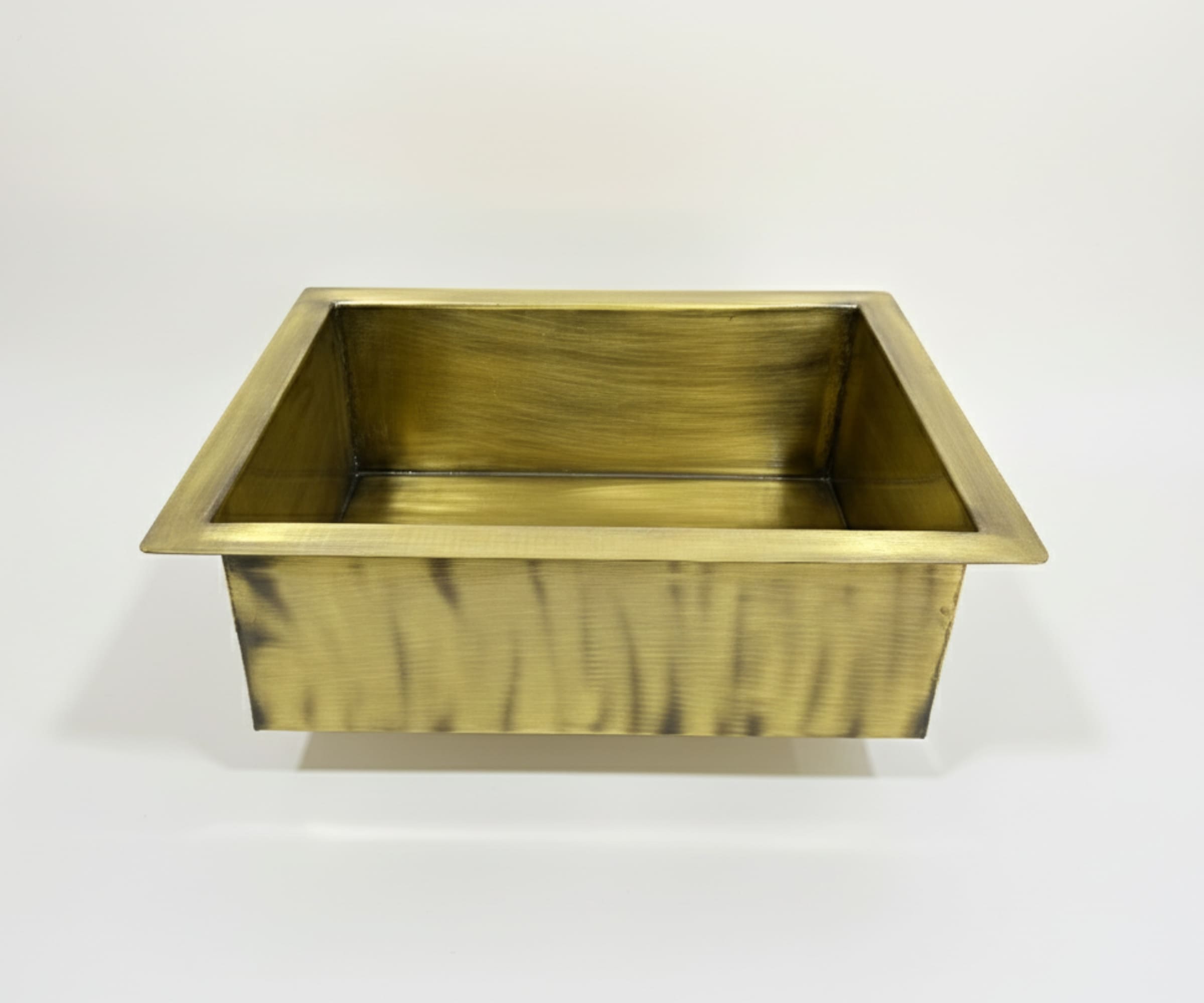 Custom Brass Kitchen Sink with Bronze Finish