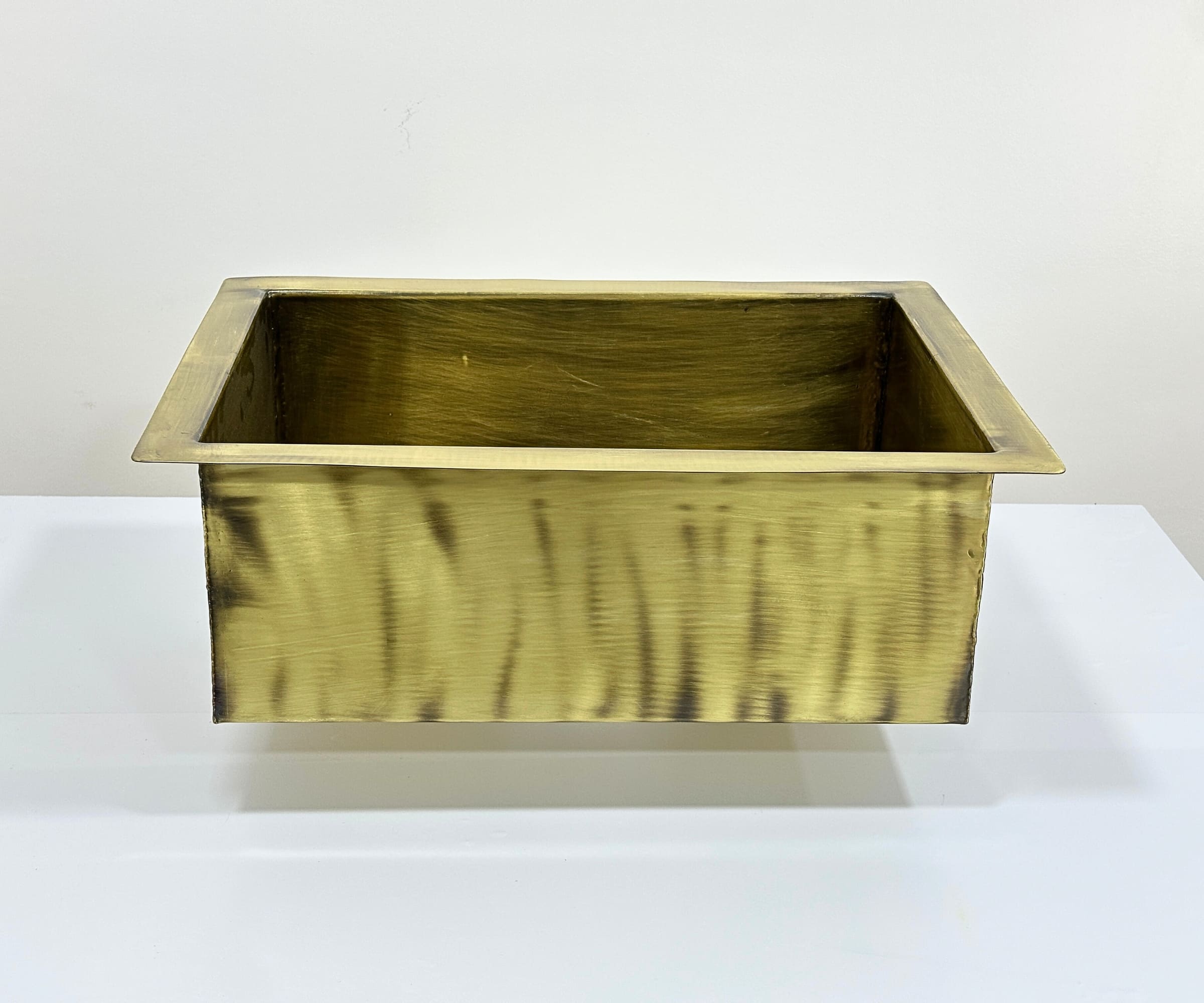 Custom Brass Kitchen Sink with Bronze Finish