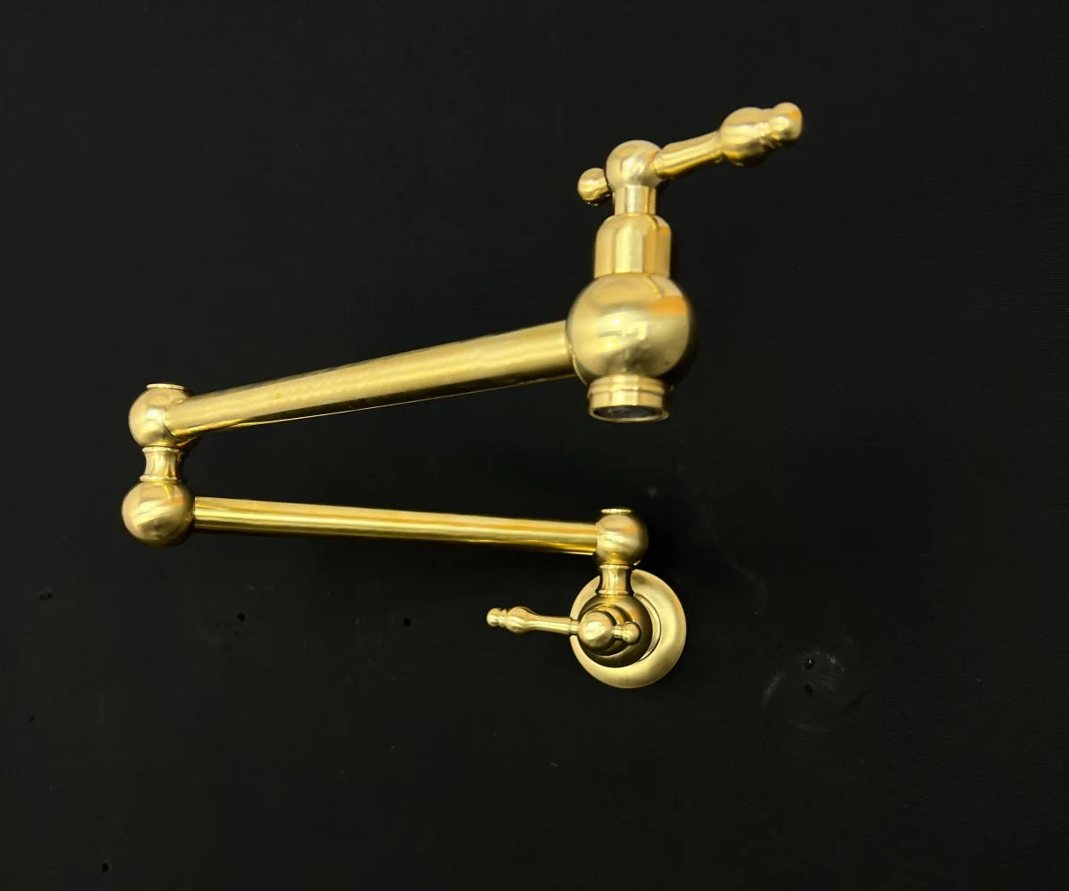 Brass Pot Filler with Lever Handle 