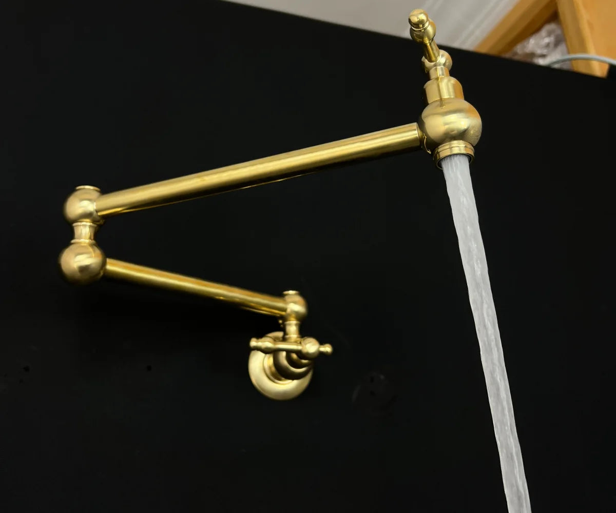 Brass Pot Filler with Lever Handle 