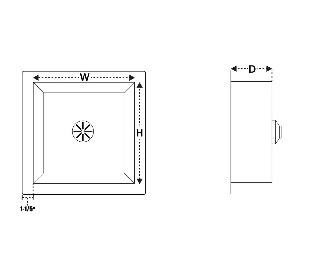 Sink Dimensions 