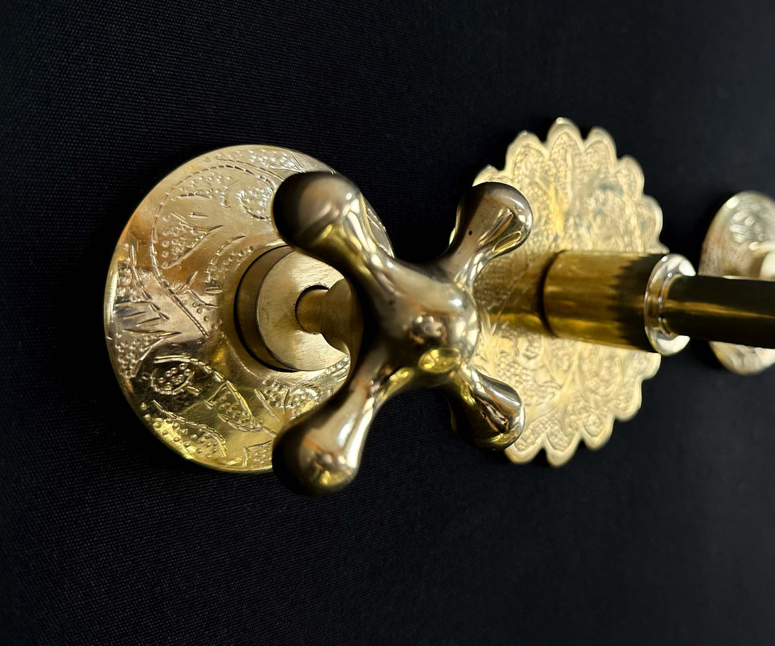 Brass Wall Faucet Installation Kit with Adaptors for US and UK Plumbing