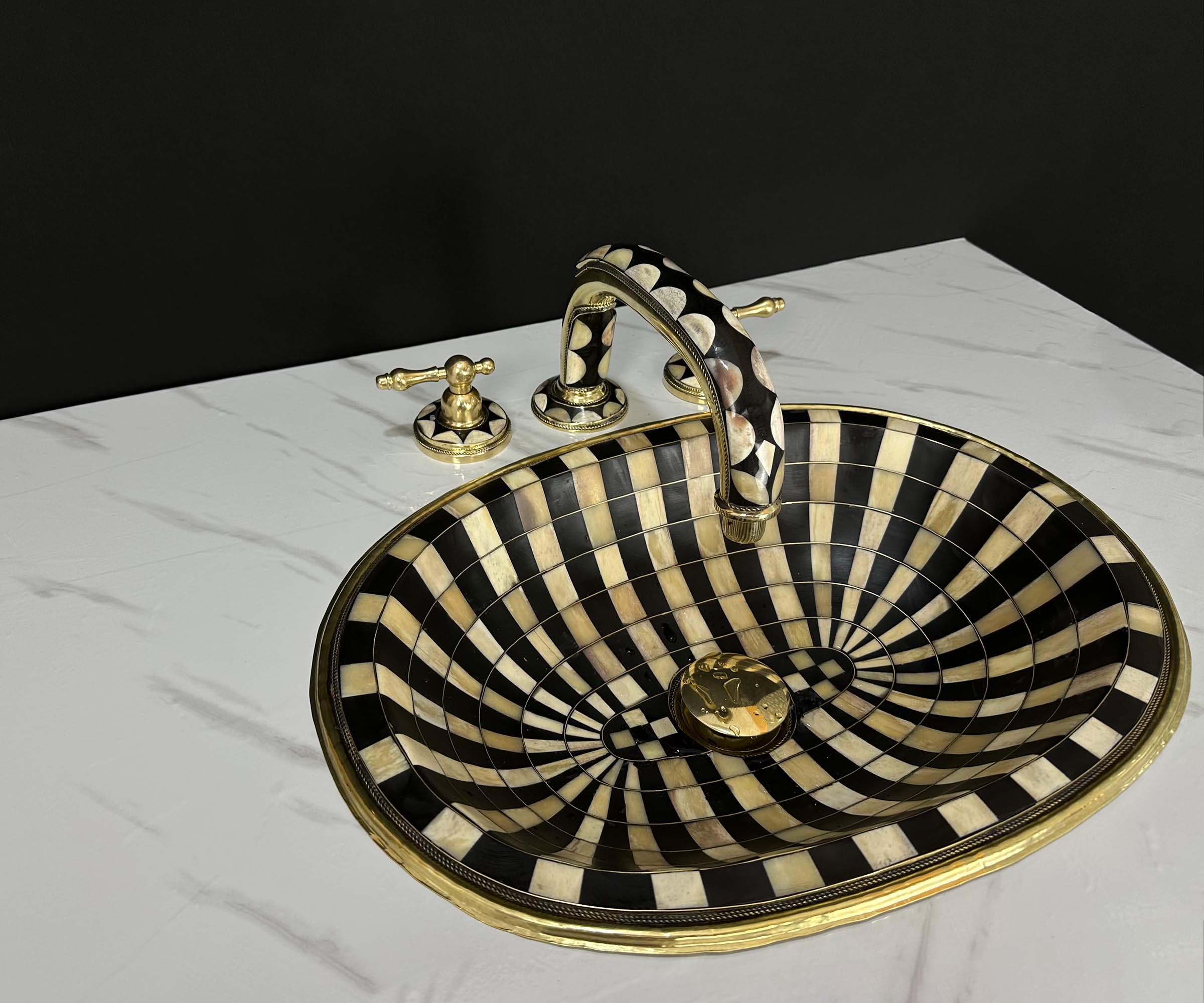 Studded with Bone and Resin