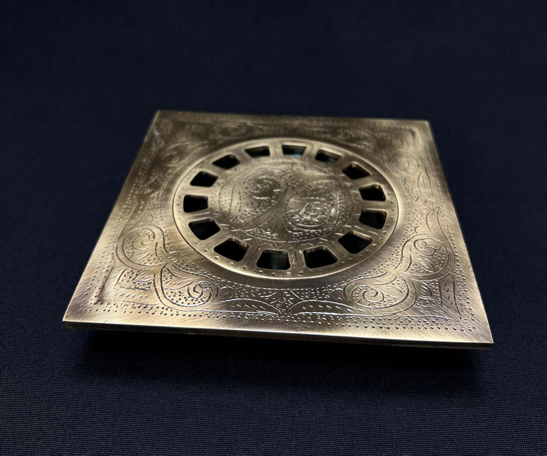 Luxe Bronze Artisan Floor Drain