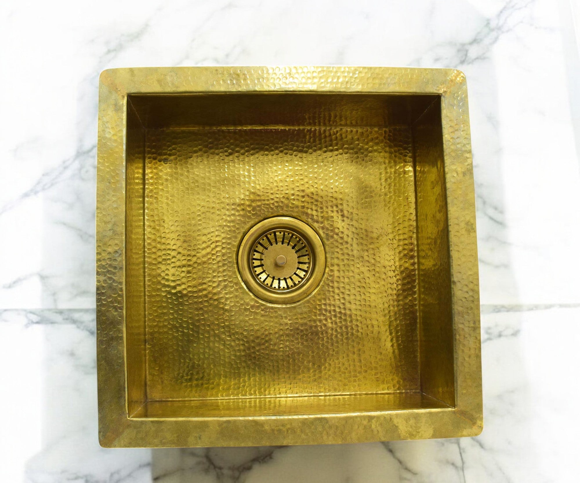 Sink On Marble Countertop