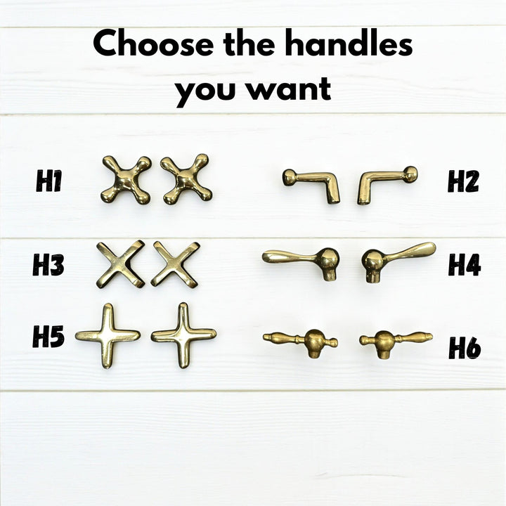 Unlacquered Brass Wall Mount Tub Filler with Telephone Hand Shower – Vintage Solid Brass Bathtub Faucet