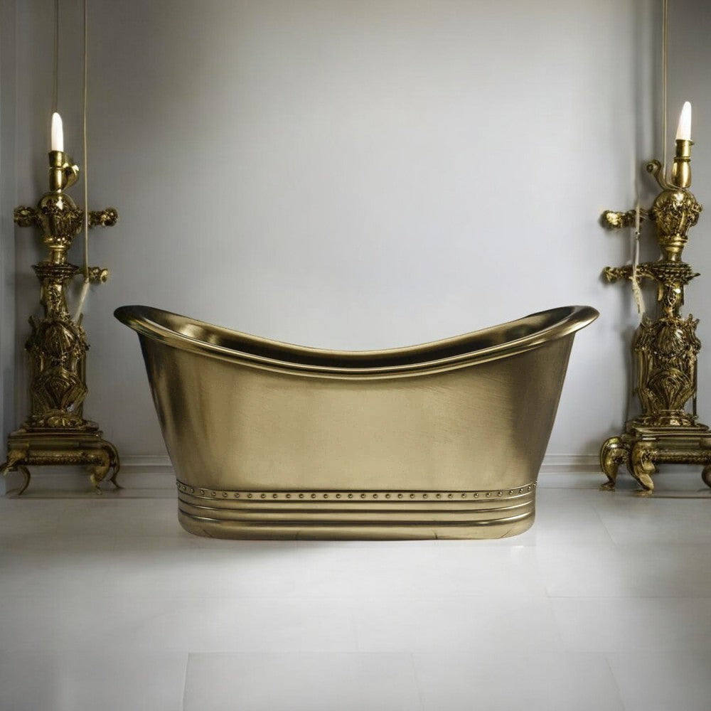 Elegant Brass Bathtub