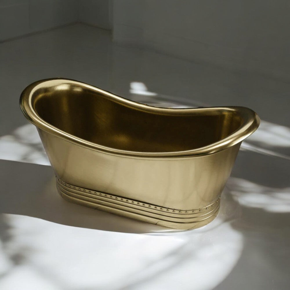 Elegant Brass Bathtub