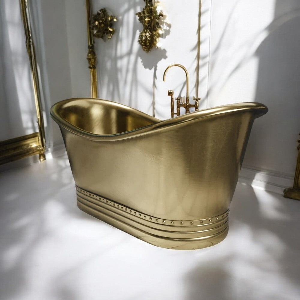 Elegant Brass Bathtub