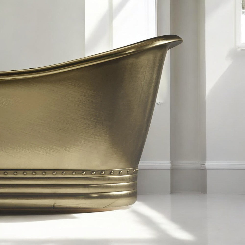 Elegant Brass Bathtub