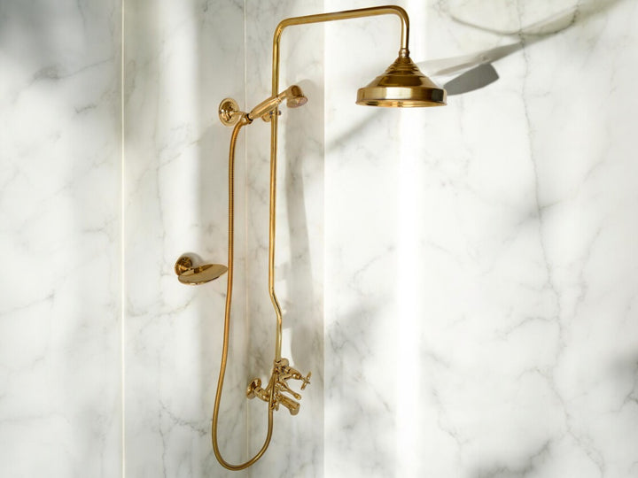 Solid Brass Shower System – Rain Shower, Handheld, and Tub Filler