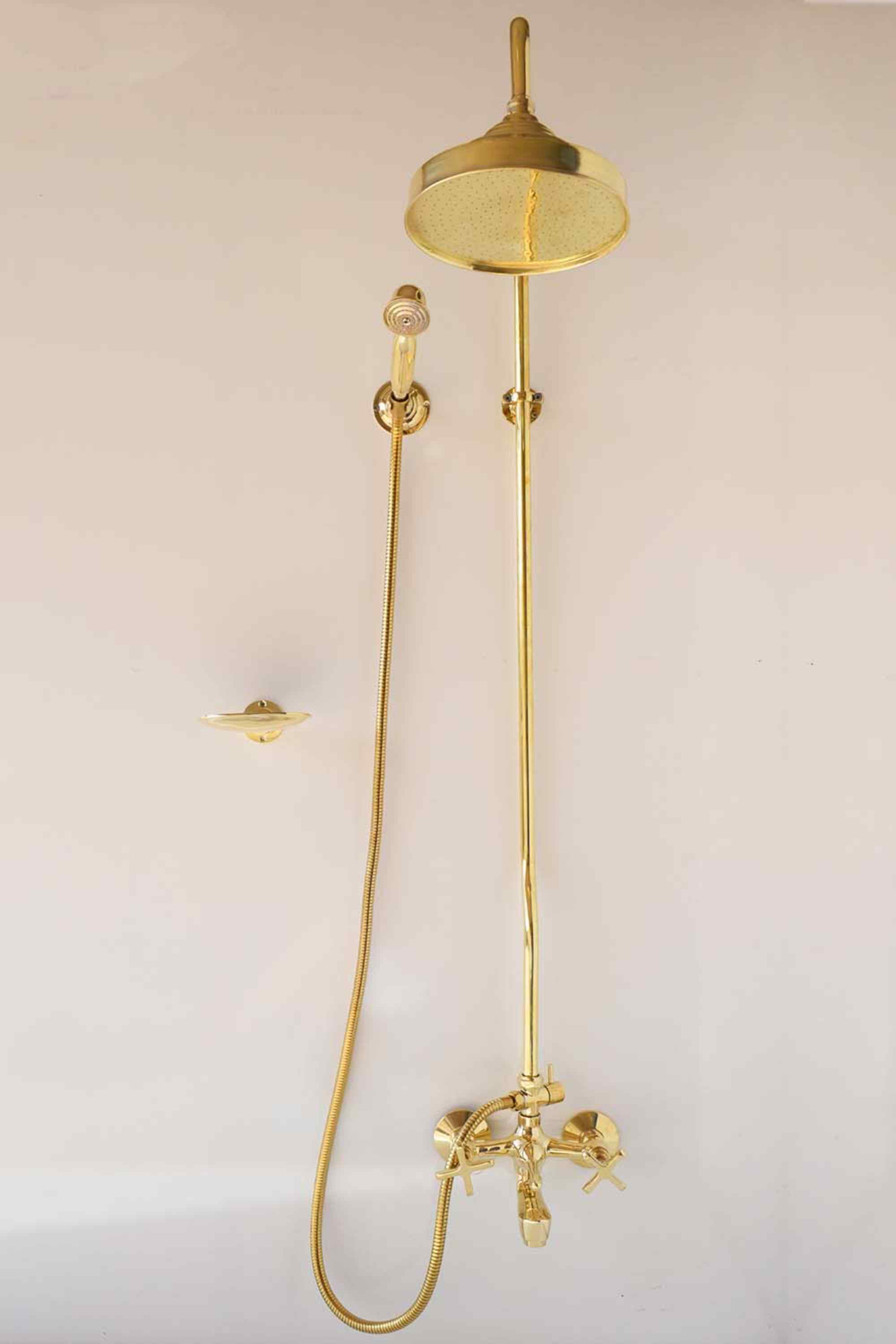 Solid Brass Shower System – Rain Shower, Handheld, and Tub Filler