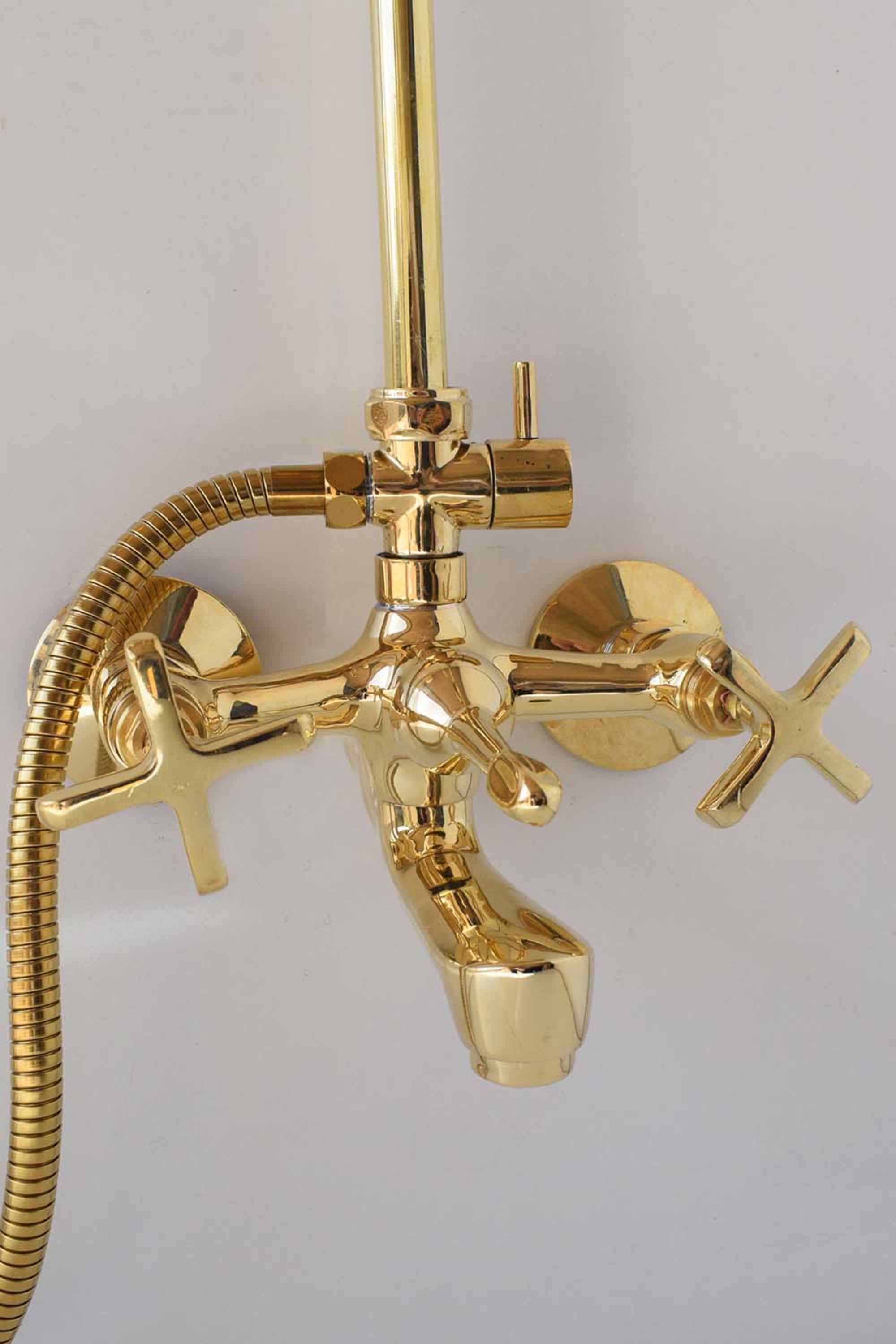 Solid Brass Shower System – Rain Shower, Handheld, and Tub Filler