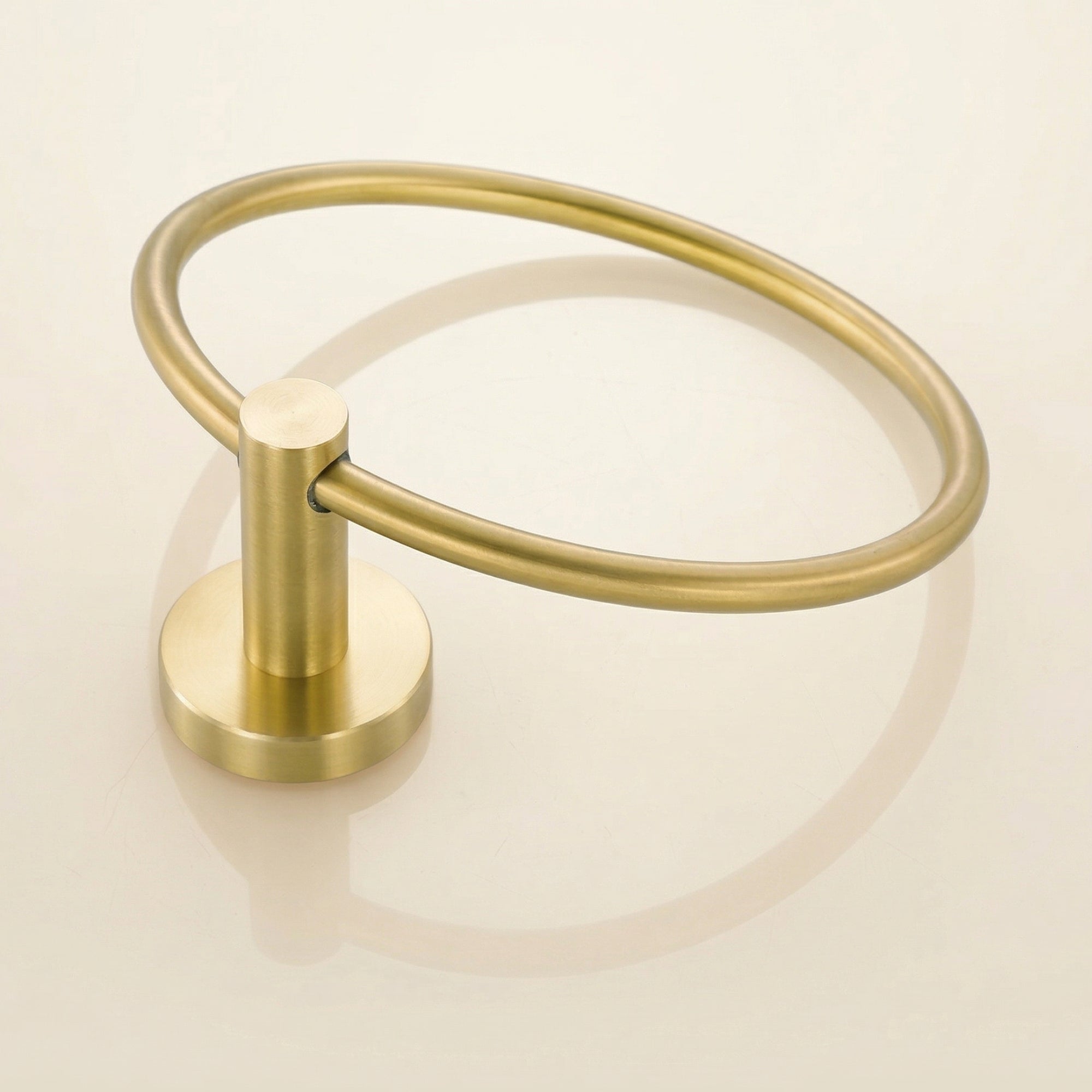 Solid Brass Swivel Towel Ring – Wall Mounted Bathroom Hand Towel Holder, 180° Rotating Design