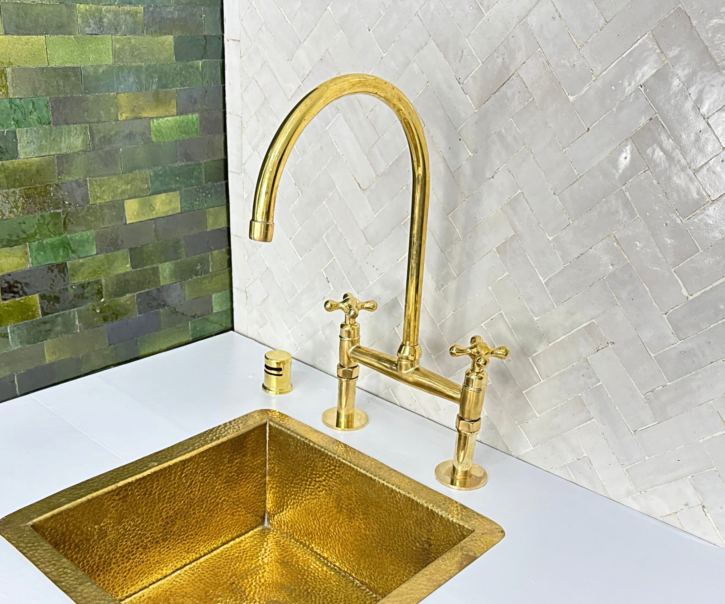 Unlacquered Brass Kitchen Faucet – LuxeBrass