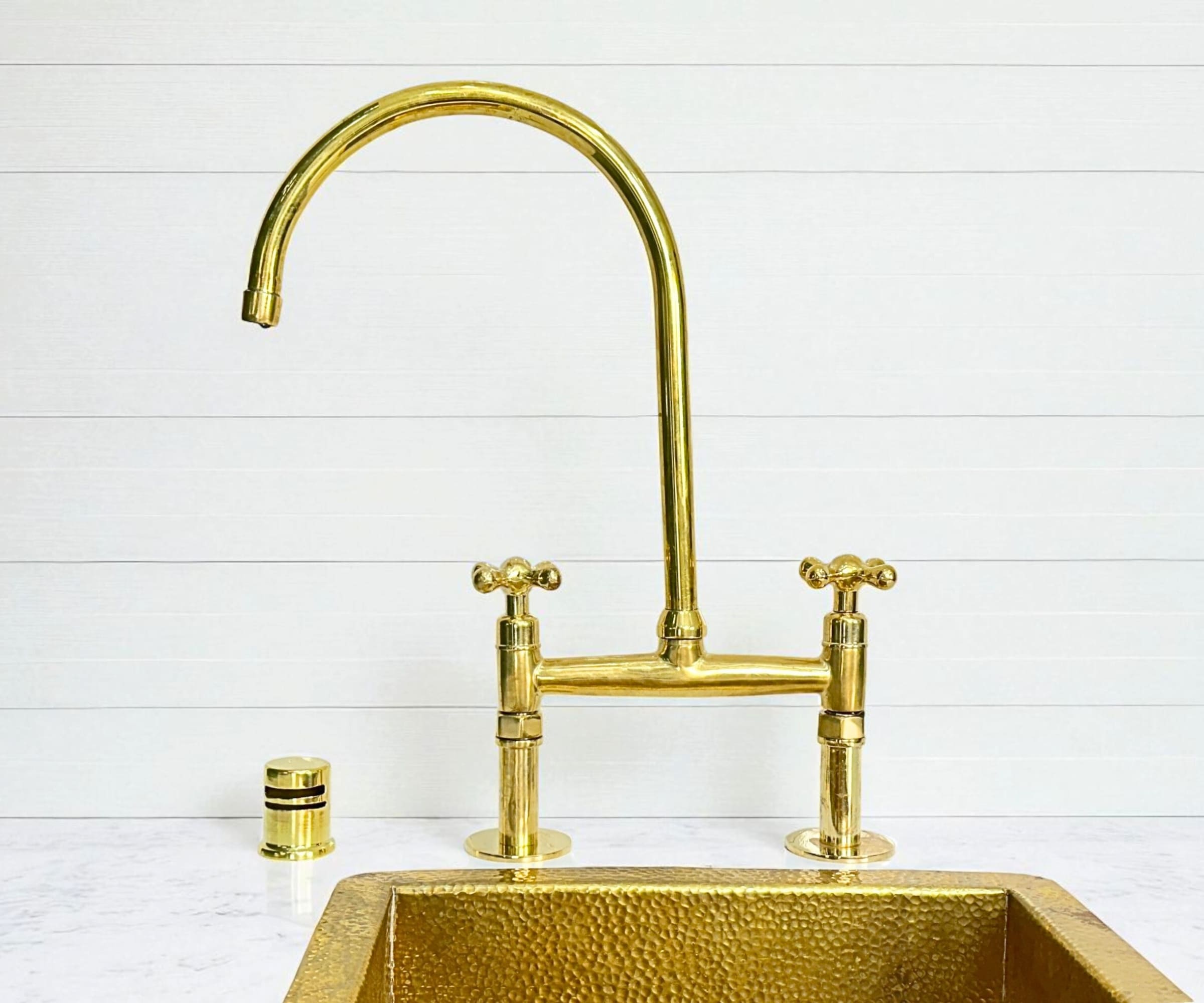 Unlacquered Brass Kitchen Faucet – LuxeBrass