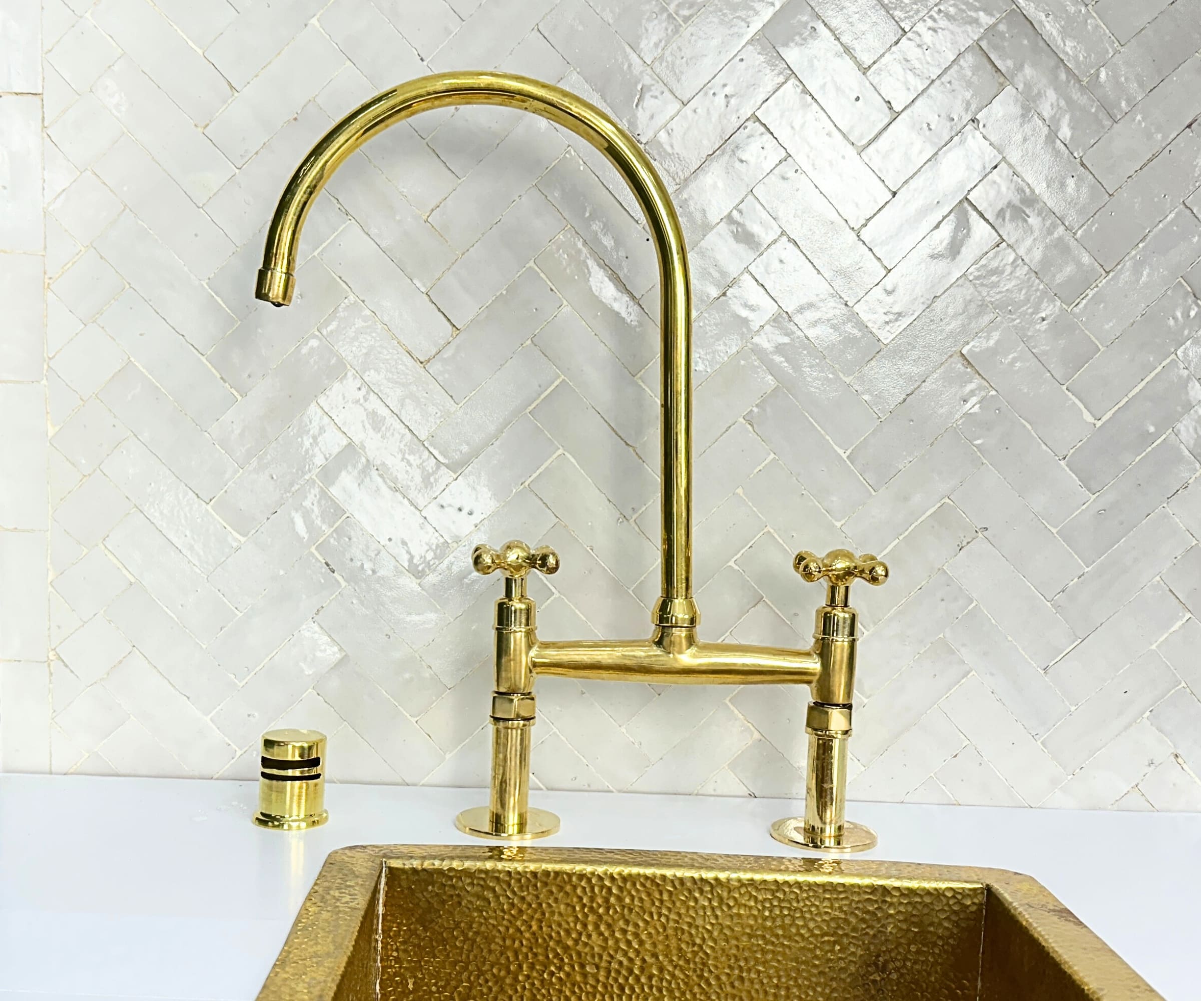 Unlacquered Brass Kitchen Faucet – LuxeBrass