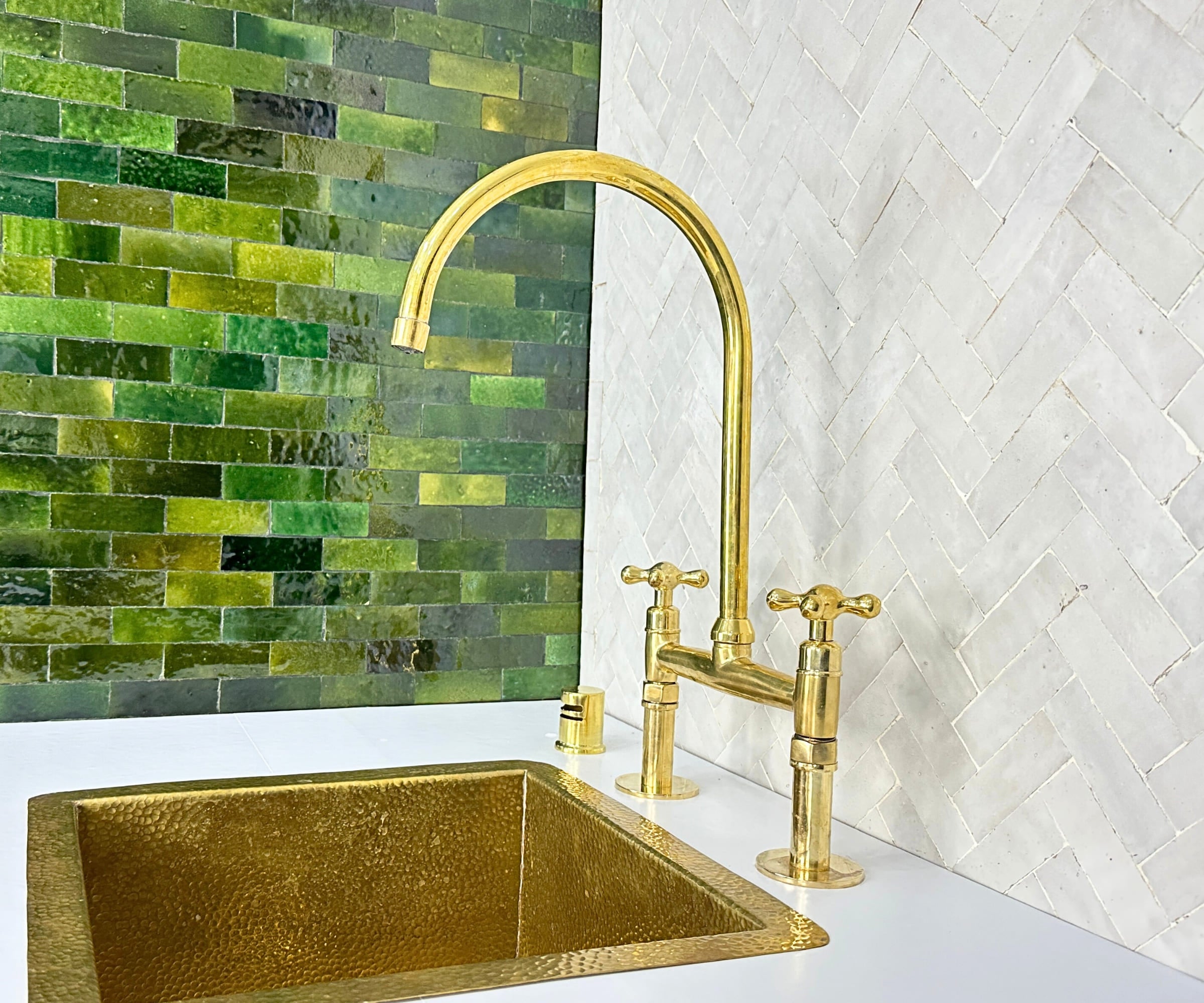 Unlacquered Brass Kitchen Faucet – LuxeBrass
