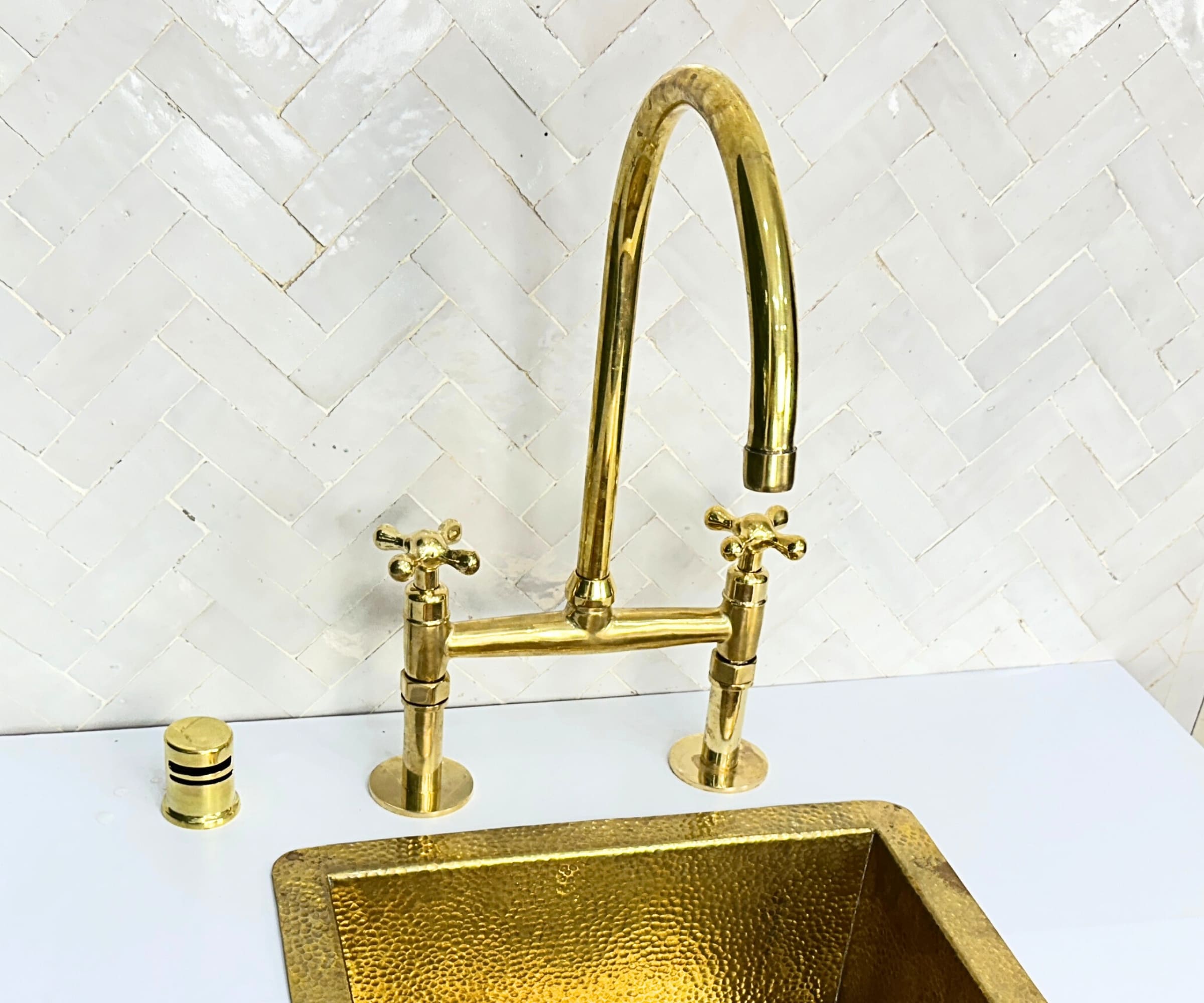 Unlacquered Brass Kitchen Faucet – LuxeBrass