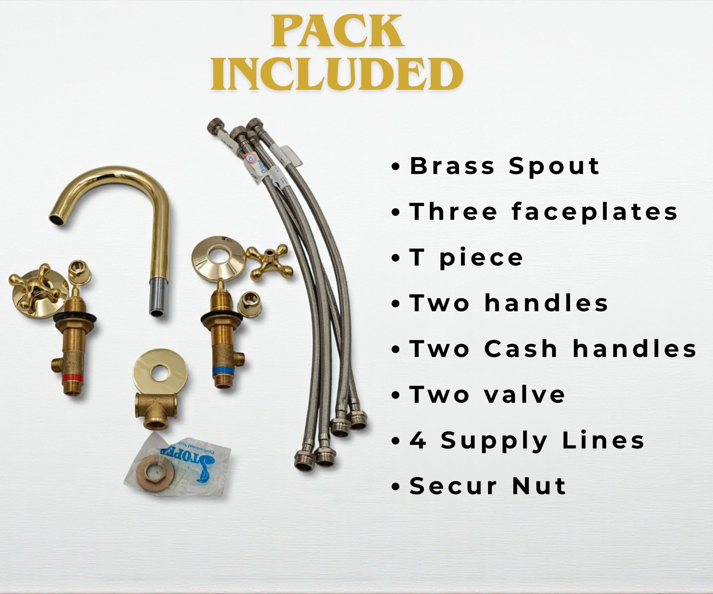 Unlacquered Brass Widespread Bathroom Faucet | LuxeBrass