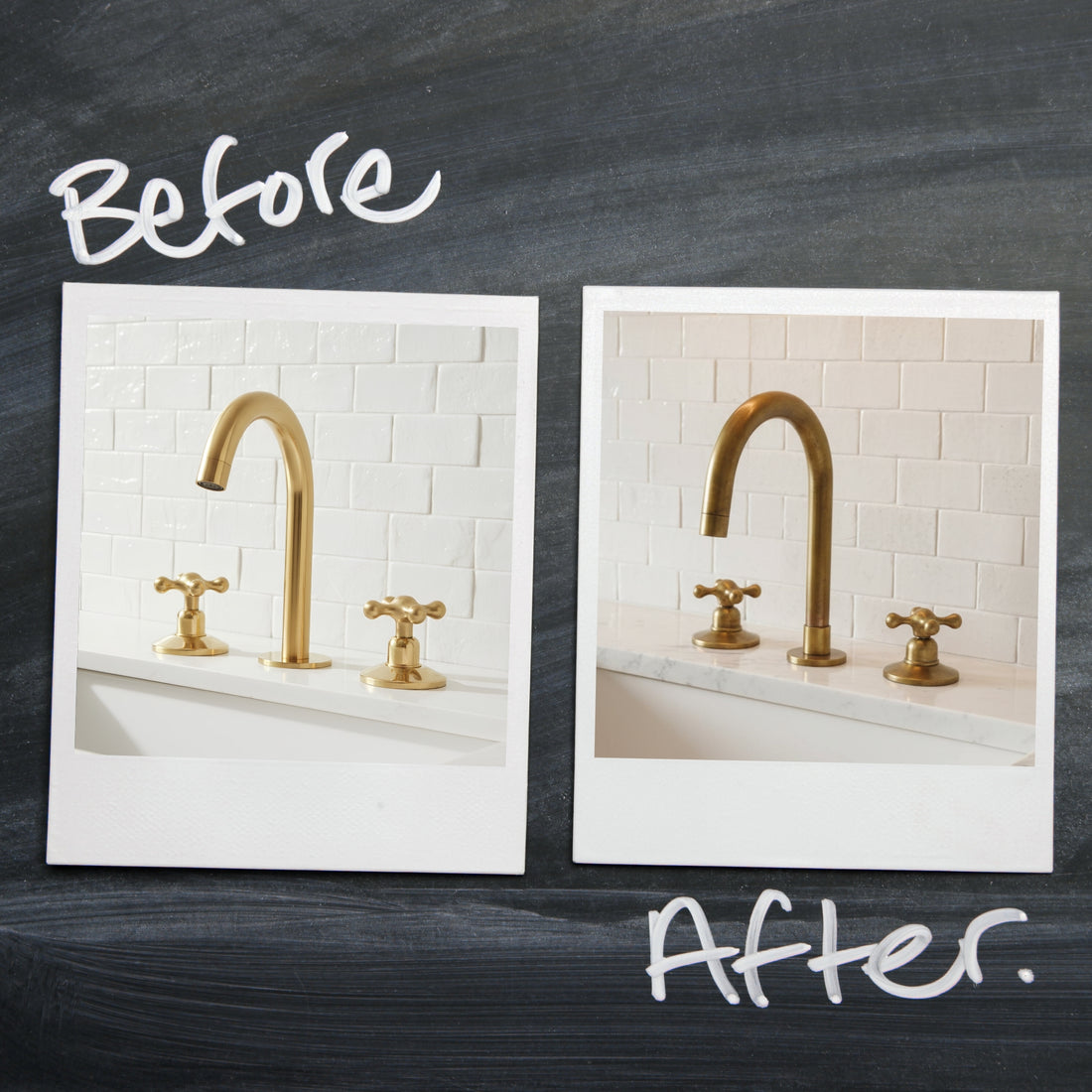 Unlacquered Brass Sink Faucet – Widespread Three-Hole Sink Fixture  | LuxeBrass
